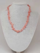 Gül Kuvars Taşı Küçük Taşlar Kolye (52230) thumbnail 1