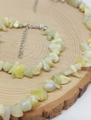 Yeşim Taşı Küçük Taşlar Kolye & Bileklik Seti (52250) thumbnail 2