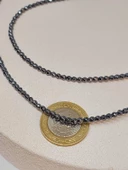 Hematit Taşı Faset Kesim 3mm Dizi (52426) thumbnail 2