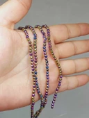 Hematit Taşı Faset Kesim 3mm Dizi (52432) - 1