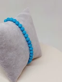 Lav Taşı Mavi Renk Bileklik 6mm (52390) thumbnail 4