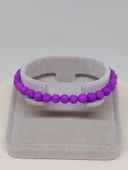 Lav Taşı Mor Renk Bileklik 6mm (52380) thumbnail 3