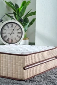 Deluxe Bej Katlanır Yatak Yer Yatağı Misafir Yatağı Kamp Yatağı (ÖLÇÜ SEÇENEKLİ) - 5