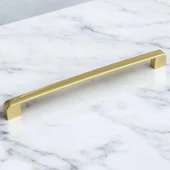 Gölcük Oval Gold Mobilya Mutfak Dolabı Çekmece Dolap Kapak Kulpu Kulbu 224 mm Metal Kulp Altın - 3