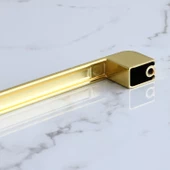 Gölcük Oval Gold Mobilya Mutfak Dolabı Çekmece Dolap Kapak Kulpu Kulbu 224 mm Metal Kulp Altın - 6