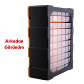 Vida Dübel Civata Kutusu Bölmeli Avadanlık Monoblok Çekmeceli 60'lı Takım Çantası Plastik Organizer - 4