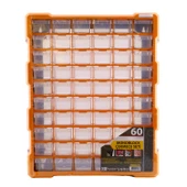 Vida Dübel Civata Kutusu Bölmeli Avadanlık Monoblok Çekmeceli 60'lı Takım Çantası Plastik Organizer - 6