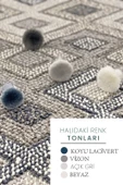 Konfor Beverly 2262 Modern Dokuma Bukle Halı - 4