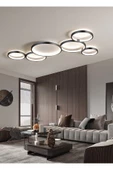 Ömür Avize Yasolin Modern Siyah Kasa Ledli Avize - 1