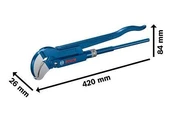 Bosch Boru Anahtarı 45° 420 mm (W3T) - 2