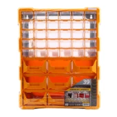 Vida Dübel Civata Kutusu Bölmeli Avadanlık Monoblok Çekmeceli 39'lu Takım Çantası Plastik Organizer thumbnail 3