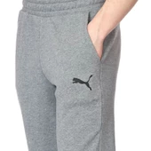 Puma Essential Logo Erkek Gri Günlük Stil Eşofman Altı 58671653 - 3
