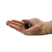 Mobilya Düğme Sert Plastik Kulp Siyah Dolap Mutfak Dolabı Çekmece Kapak Kulpu Kulbu 5 ADET thumbnail 4