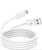 1 METRE Iphone Şarj Kablosu Usb To Lightning 6 6s 7 8 X Xs Xr 11 12 13 14 Pro Max Plus Beyaz - 1