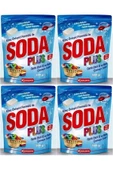 Soda Plus Optik Etkili El Ve Matik Çamaşır Sodası 500 Gr 4 Adet - 1
