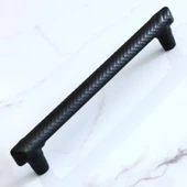 Dekor Siyah Metal Kulp 128 mm 12.8 cm Mobilya Çekmece Mutfak Dolabı Dolap Kulpları Kapak Kulpu Kulbu thumbnail 2