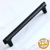 Dekor Siyah Metal Kulp 128 mm 12.8 cm Mobilya Çekmece Mutfak Dolabı Dolap Kulpları Kapak Kulpu Kulbu thumbnail 1