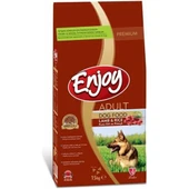 Enjoy Kuzulu ve Pirinçli Yetişkin Köpek Maması 15 kg - 1