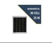 Teknovasyon Arge 25 Watt Monokristal Güneş Paneli 25 W 12V - 1