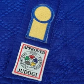 Essimo IJF Onaylı Gold Judo Elbisesi Mavi Judogi - 4