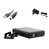 EVEREST 3,5" USB 3.0 HD3-354 Sata Alüminyum Harddisk Kutusu Siyah thumbnail 2