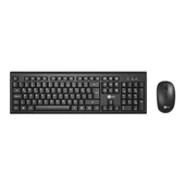 LENOVO LECOO KW200 Kablosuz Q Trk Optic Mouse Siyah Standart Klavye - Mouse Set - 1