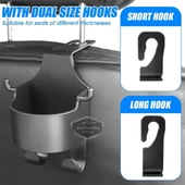 Oto Araç İçi Çok Fonksiyonlu Koltuk Arkası Organizer Bardaklık Telefon Tutucu Askılık Araba Eşya Düzenleyici 1 Adet - 9