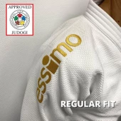 Essimo IJF Onaylı Gold Judo Elbisesi Beyaz Judogi - 5