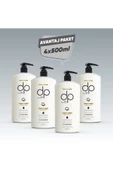 DP DAİLY PERFECTİON,Tuzsuz Şampuan Pamuk Sütü Buğday Protein 4 Adet 500 ml - 1