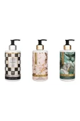 DEXCLUSIVE,Luxury Banyo Konsepti Losyonlu Sıvı Sabun 400 Ml. - Marble Series 3'lü - 1