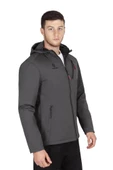 Obrano Outdoor Softshell Kapüşonlu Mont - 7