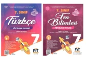 FİT YAYINLARI 7. Sınıf Türkçe + Fen Bilimleri  Föy İzleme Testleri - 1