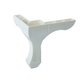 LK0128 4 Adet Plastik Lükens Mobilya Ayağı, 3 mm Lüks Sağlam - 2