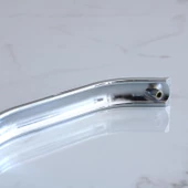 Volga Metal Krom Kulp 128 mm 12.8 cm Mobilya Çekmece Mutfak Dolabı Dolap Kulpları Kapak Kulpu Kulbu - 4