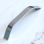 Volga Metal Krom Kulp 128 mm 12.8 cm Mobilya Çekmece Mutfak Dolabı Dolap Kulpları Kapak Kulpu Kulbu - 6