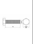 Akdeniz DIN933 M5*25 Mm Siyah Cıvata 2500 Adet thumbnail 3