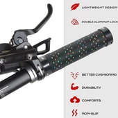 SARİSSA Jelli Elcik Destekli Yapı Kolay Kavrama Kaymaz Bisiklet Elciği Siyah thumbnail 7