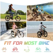 SARİSSA Jelli Elcik Destekli Yapı Kolay Kavrama Kaymaz Bisiklet Elciği Siyah thumbnail 10