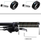 SARİSSA Jelli Elcik Destekli Yapı Kolay Kavrama Kaymaz Bisiklet Elciği Turuncu - 6