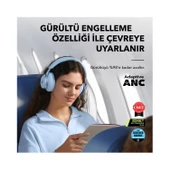 Anker Soundcore Space One Kulak Üstü Bluetooth Kulaklık Beyaz thumbnail 5
