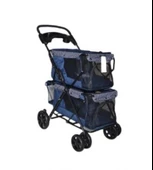 ZAMPA TWİNS KÖPEK&KEDİ ARABA MAVİ 55x85x100cm - 1