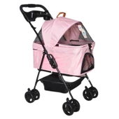 Zampa Verstappen Kedi Ve Köpek Arabası 45X64x96 Cm Pembe - 1