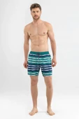 Blackspade Erkek Çizgili Şort Mayo - 1