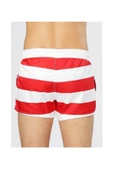 Blackspade Erkek Çizgili Kırmızı Deniz Şort Mayo thumbnail 2