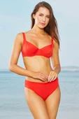 Pierre Cardin 151211 Kırmızı Balenli Büyük Beden Bikini Takımı - 1