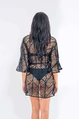 MED Madam Pareo Kimono Siyah - 2