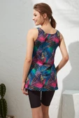 Pierre Cardin 221509 Dubai Askılı Tesettür Tankini Takım - 2