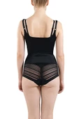 Blackspade Kadın Göğüs Altı Korse Body Control - Tül Detaylı Siyah - 6