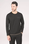 Blackspade 30033 Erkek Modal Kışlık Uzun Kol Sweatshirt - Yeşil - 9