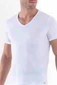 Blackspade 9308 Silver Erkek %94 Modal V Yaka T-Shirt - 12